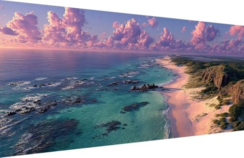Malen Nach Zahlen Kinder Strand Malen Nach Zahlen für Erwachsene Wolke Paint by Number Adult, DIY Handgemalt Leinwand ölgemälde Hobby Erwachsene Set mit Zubehör, Geschenke 70x140cm Mit Rahmen 4-9477 Malen Nach Zahlen Kinder Strand Malen Nach Zahlen für Erwachsene Wolke Paint by Number Adult, DIY Handgemalt Leinwand ölgemälde Hobby Erwachsene Set mit Zubehör, Geschenke 70x140cm Mit Rahmen 4-9477 von Generisch