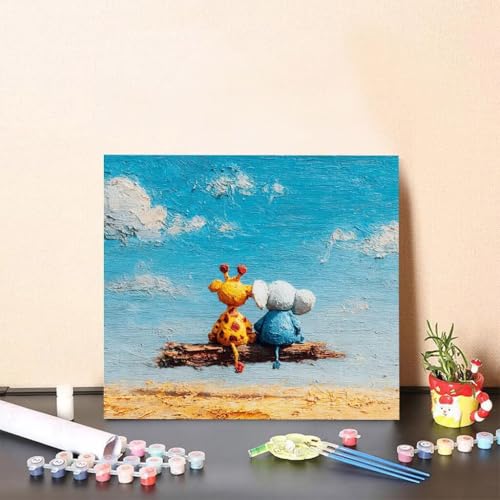 Malen Nach Zahlen Kinder Tier DIY Malen Nach Zahlen Karikatur Kreatives für Erwachsene Kunst Paint by Number Adult, DIY Handgemalt Leinwand ölgemälde mit Zubehör, Geschenke 80x80cm Ohne Rahmen 5-23Q0 Malen Nach Zahlen Kinder Tier DIY Malen Nach Zahlen Karikatur Kreatives für Erwachsene Kunst Paint by Number Adult, DIY Handgemalt Leinwand ölgemälde mit Zubehör, Geschenke 80x80cm Ohne Rahmen 5-23Q0 von Generisch