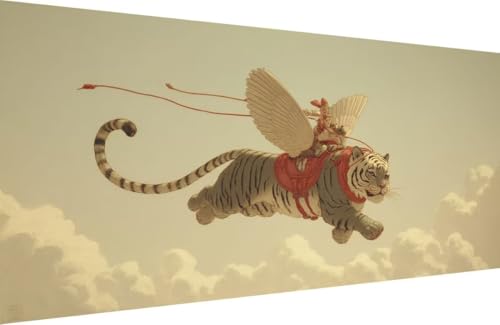 Malen Nach Zahlen Kinder Tiger Malen Nach Zahlen für Erwachsene FlüGel Paint by Number Adult, DIY Handgemalt Leinwand ölgemälde Hobby Erwachsene Set mit Zubehör, Geschenke 40x80cm Mit Rahmen U-UW11 Malen Nach Zahlen Kinder Tiger Malen Nach Zahlen für Erwachsene FlüGel Paint by Number Adult, DIY Handgemalt Leinwand ölgemälde Hobby Erwachsene Set mit Zubehör, Geschenke 40x80cm Mit Rahmen U-UW11 von Generisch