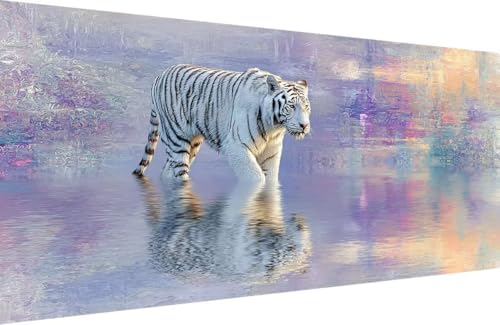 Malen Nach Zahlen Kinder Tiger Malen Nach Zahlen für Erwachsene Tier Paint by Number Adult, DIY Handgemalt Leinwand ölgemälde Hobby Erwachsene Set mit Zubehör, Geschenke 60x120cm Mit Rahmen J-8020 Malen Nach Zahlen Kinder Tiger Malen Nach Zahlen für Erwachsene Tier Paint by Number Adult, DIY Handgemalt Leinwand ölgemälde Hobby Erwachsene Set mit Zubehör, Geschenke 60x120cm Mit Rahmen J-8020 von Generisch