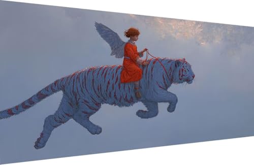 Malen Nach Zahlen Kinder Tiger Malen Nach Zahlen für Erwachsene Tier Paint by Number Adult, DIY Handgemalt Leinwand ölgemälde Hobby Erwachsene Set mit Zubehör, Geschenke 80x160cm Mit Rahmen Z-6T94 Malen Nach Zahlen Kinder Tiger Malen Nach Zahlen für Erwachsene Tier Paint by Number Adult, DIY Handgemalt Leinwand ölgemälde Hobby Erwachsene Set mit Zubehör, Geschenke 80x160cm Mit Rahmen Z-6T94 von Generisch
