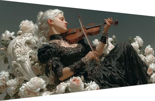 Malen Nach Zahlen Kinder Violine Malen Nach Zahlen für Erwachsene Blume Paint by Number Adult, DIY Handgemalt Leinwand ölgemälde Hobby Erwachsene Set mit Zubehör, Geschenke 70x140cm Mit Rahmen 3-J082 Malen Nach Zahlen Kinder Violine Malen Nach Zahlen für Erwachsene Blume Paint by Number Adult, DIY Handgemalt Leinwand ölgemälde Hobby Erwachsene Set mit Zubehör, Geschenke 70x140cm Mit Rahmen 3-J082 von Generisch
