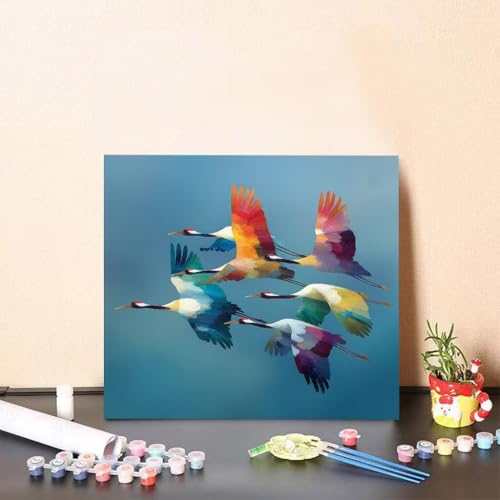 Malen Nach Zahlen Kinder Vogel DIY Malen Nach Zahlen Tier Kreatives für Erwachsene Kunst Paint by Number Adult, DIY Handgemalt Leinwand ölgemälde mit Zubehör, Geschenke 60x60cm Ohne Rahmen Y-348W Malen Nach Zahlen Kinder Vogel DIY Malen Nach Zahlen Tier Kreatives für Erwachsene Kunst Paint by Number Adult, DIY Handgemalt Leinwand ölgemälde mit Zubehör, Geschenke 60x60cm Ohne Rahmen Y-348W von Generisch