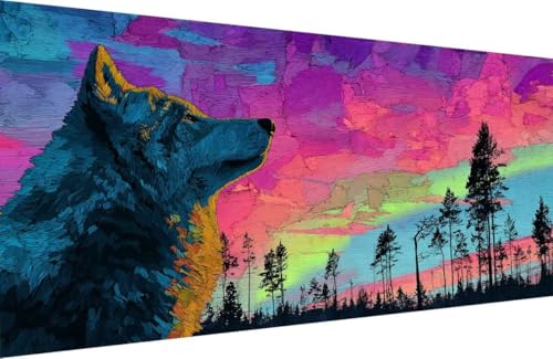 Malen Nach Zahlen Kinder Wolf Malen Nach Zahlen für Erwachsene Anlage Paint by Number Adult, DIY Handgemalt Leinwand ölgemälde Hobby Erwachsene Set mit Zubehör, Geschenke 70x140cm Mit Rahmen 4-3651 Malen Nach Zahlen Kinder Wolf Malen Nach Zahlen für Erwachsene Anlage Paint by Number Adult, DIY Handgemalt Leinwand ölgemälde Hobby Erwachsene Set mit Zubehör, Geschenke 70x140cm Mit Rahmen 4-3651 von Generisch