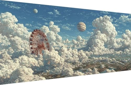 Malen Nach Zahlen Kinder Wolke Malen Nach Zahlen für Erwachsene Abstrakt Paint by Number Adult, DIY Handgemalt Leinwand ölgemälde Hobby Erwachsene Set mit Zubehör, Geschenke 50x100cm Mit Rahmen O-8972 Malen Nach Zahlen Kinder Wolke Malen Nach Zahlen für Erwachsene Abstrakt Paint by Number Adult, DIY Handgemalt Leinwand ölgemälde Hobby Erwachsene Set mit Zubehör, Geschenke 50x100cm Mit Rahmen O-8972 von Generisch