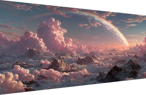 Malen Nach Zahlen Kinder Wolke Malen Nach Zahlen für Erwachsene Berg Paint by Number Adult, DIY Handgemalt Leinwand ölgemälde Hobby Erwachsene Set mit Zubehör, Geschenke 60x120cm Mit Rahmen 8-IO25 Malen Nach Zahlen Kinder Wolke Malen Nach Zahlen für Erwachsene Berg Paint by Number Adult, DIY Handgemalt Leinwand ölgemälde Hobby Erwachsene Set mit Zubehör, Geschenke 60x120cm Mit Rahmen 8-IO25 von Generisch