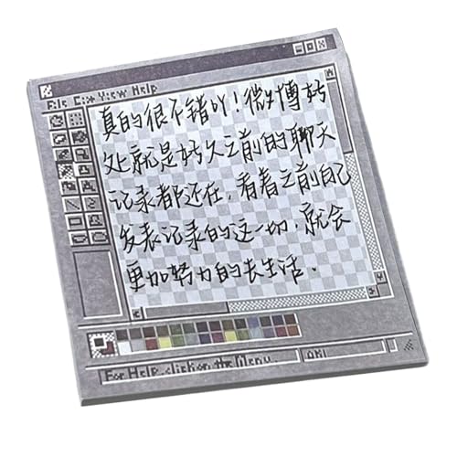 Malen Sie Sticky Notes, Square Grid Notepads, Pixel Panel Style Sticky Tabs, Mehrzweckschreibmale, Leicht Zu Schälen, 7,5x7,5x1cm, Für Die Arbeiter Von Lehrern Der Schüler Lehrer von Generisch