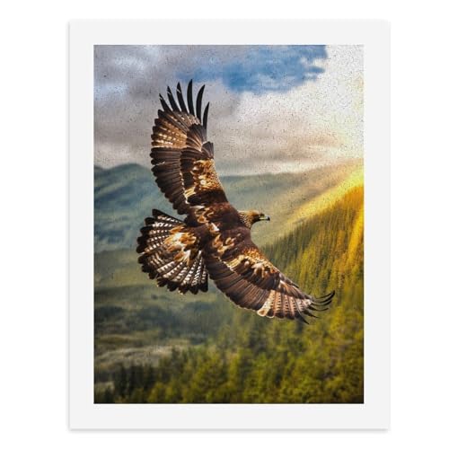 Malen nach Zahlen, Ein majestätischer Adler schwebt über einem üppigen Wald, digitales Gemälde für Erwachsene, Kunstwerk für Wanddekoration, einzigartiger moderner abstrakter Druck, ungerahmt 40 x 50 Malen nach Zahlen, Ein majestätischer Adler schwebt über einem üppigen Wald, digitales Gemälde für Erwachsene, Kunstwerk für Wanddekoration, einzigartiger moderner abstrakter Druck, ungerahmt 40 x 50 von Generisch