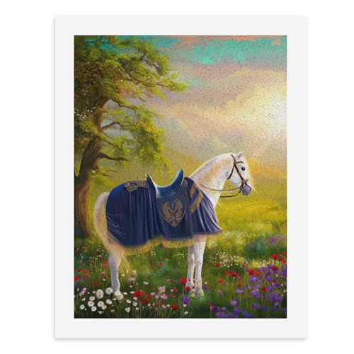 Malen nach Zahlen, ein majestätisches weißes Pferd, digitales Gemälde für Erwachsene, Kunstwerk für Wanddekoration, einzigartiger moderner abstrakter Druck, ungerahmt 40 x 50 cm Malen nach Zahlen, ein majestätisches weißes Pferd, digitales Gemälde für Erwachsene, Kunstwerk für Wanddekoration, einzigartiger moderner abstrakter Druck, ungerahmt 40 x 50 cm von Generisch