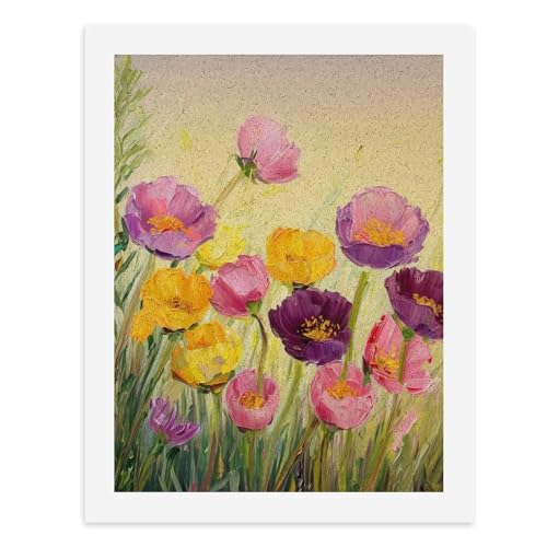 Malen nach Zahlen, lebendiger Blumenstrauß für Erwachsene, digitales Gemälde, Kunstwerk für Wanddekoration, einzigartiger moderner abstrakter Druck, ungerahmt 40 x 50 cm Malen nach Zahlen, lebendiger Blumenstrauß für Erwachsene, digitales Gemälde, Kunstwerk für Wanddekoration, einzigartiger moderner abstrakter Druck, ungerahmt 40 x 50 cm von Generisch
