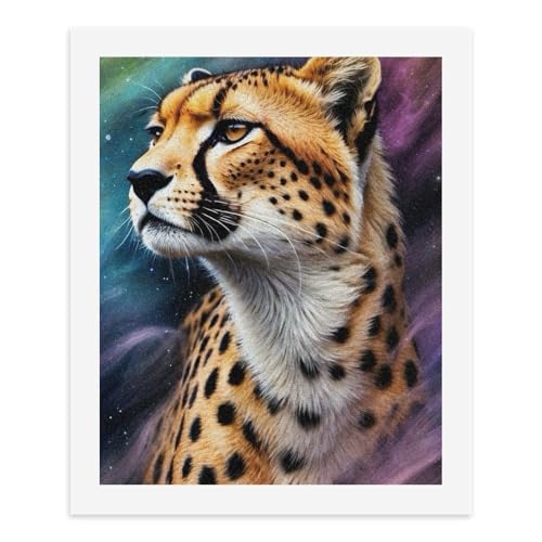 Malen nach Zahlen Ein Gepard vor einem farbenfrohen kosmischen Hintergrund. Digitales Malset für Erwachsene, 40 x 50 cm Malen nach Zahlen Ein Gepard vor einem farbenfrohen kosmischen Hintergrund. Digitales Malset für Erwachsene, 40 x 50 cm von Generisch