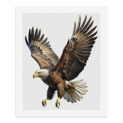 Malen nach Zahlen Ein majestätischer Adler schwebt anmutig. Digitales Malset für Erwachsene, 40 x 50 cm Malen nach Zahlen Ein majestätischer Adler schwebt anmutig. Digitales Malset für Erwachsene, 40 x 50 cm von Generisch