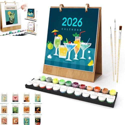 Malen-nach-Zahlen-Kalender 2026, handgemaltes Ölgemälde, Schreibtischkalender, 12 Monate Stehender Flip-Planer, Schreibtischkalender, Kunstbedarf zum Malen nach Zahlen, Basteln, 12 verschiedene Blumen Malen-nach-Zahlen-Kalender 2026, handgemaltes Ölgemälde, Schreibtischkalender, 12 Monate Stehender Flip-Planer, Schreibtischkalender, Kunstbedarf zum Malen nach Zahlen, Basteln, 12 verschiedene Blumen von Generisch