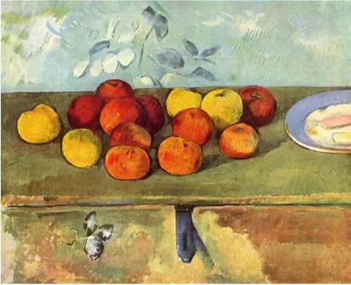 Malen nach Zahlen Kit für Erwachsene, Die Äpfel von Paul Cezanne, Ölgemälde nach Zahlen, Kit für Heimdekoration, Geschenke Malen nach Zahlen Kit für Erwachsene, Die Äpfel von Paul Cezanne, Ölgemälde nach Zahlen, Kit für Heimdekoration, Geschenke von Generisch
