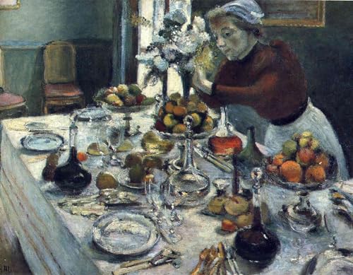 Malen nach Zahlen Kit für Erwachsene, Henri Matisse The Dinner Table 1897, Ölgemälde nach Zahlen, Kit für Heimdekoration, Geschenke Malen nach Zahlen Kit für Erwachsene, Henri Matisse The Dinner Table 1897, Ölgemälde nach Zahlen, Kit für Heimdekoration, Geschenke von Generisch