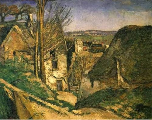 Malen nach Zahlen Kit für Erwachsene, Paul Cezanne der Gehängte Mann bei Orville's Haus, Ölgemälde nach Zahlen, Kit für Heimdekoration, Geschenke Malen nach Zahlen Kit für Erwachsene, Paul Cezanne der Gehängte Mann bei Orville's Haus, Ölgemälde nach Zahlen, Kit für Heimdekoration, Geschenke von Generisch