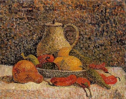 Malen nach Zahlen Kit für Erwachsene, Stillleben, Ripipont von Paul Gauguin, Ölgemälde nach Zahlen, Kit für Heimdekoration, Geschenke von Generisch