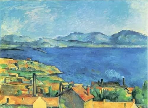 Malen nach Zahlen Kit für Erwachsene Paul Cezanne Blick auf die Bucht von Marseille von Estek Ölgemälde nach Zahlen Kit für Heimdekoration Geschenke Malen nach Zahlen Kit für Erwachsene Paul Cezanne Blick auf die Bucht von Marseille von Estek Ölgemälde nach Zahlen Kit für Heimdekoration Geschenke von Generisch