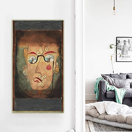 Malen nach Zahlen Kit für Erwachsene Paul Klee Komische Alte Ölgemälde nach Zahlen Kit für Home Decor Geschenke von Generisch
