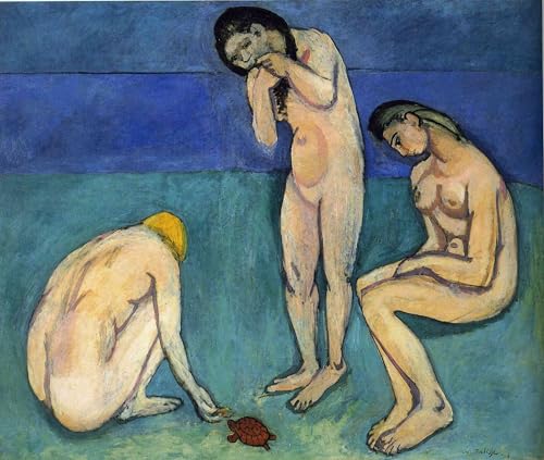Malen nach Zahlen für Erwachsene, Badende mit Schildkröte von Henri Matisse, Malset für Erwachsene, Leinwand, Geschenke, Kunsthandwerk für Heimdekoration Malen nach Zahlen für Erwachsene, Badende mit Schildkröte von Henri Matisse, Malset für Erwachsene, Leinwand, Geschenke, Kunsthandwerk für Heimdekoration von Generisch