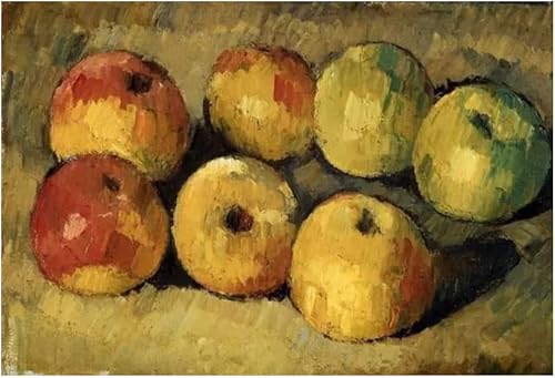 Malen nach Zahlen für Erwachsene, Die Äpfel von Paul Cezanne, Malen-nach-Zahlen-Set für Erwachsene auf Leinwand von Generisch