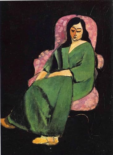 Malen nach Zahlen für Erwachsene, Henri Matisse Lorette in einem grünen Gewand vor schwarzem Hintergrund, Malen-nach-Zahlen-Set für Erwachsene auf Leinwand Malen nach Zahlen für Erwachsene, Henri Matisse Lorette in einem grünen Gewand vor schwarzem Hintergrund, Malen-nach-Zahlen-Set für Erwachsene auf Leinwand von Generisch
