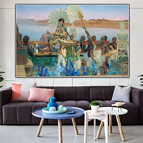 Malen nach Zahlen für Erwachsene, Lawrence Alma-Tadema "The Finding of Moses", Malen-nach-Zahlen-Set für Erwachsene auf Leinwand Malen nach Zahlen für Erwachsene, Lawrence Alma-Tadema "The Finding of Moses", Malen-nach-Zahlen-Set für Erwachsene auf Leinwand von Generisch