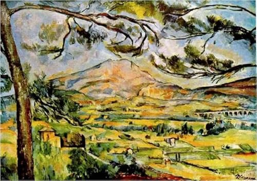 Malen nach Zahlen für Erwachsene, Paul Cezanne, der Mont Sainte-Victoire, Malset für Erwachsene, Leinwand, Geschenke, Kunsthandwerk für Heimdekoration von Generisch