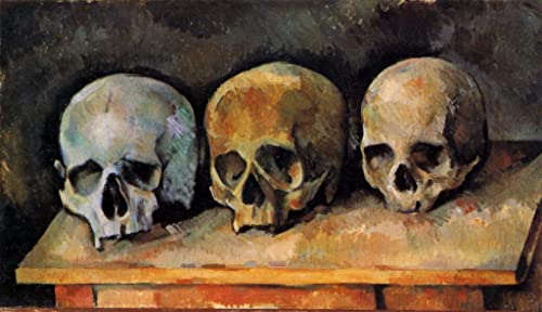 Malen nach Zahlen für Erwachsene, Paul Cezanne, die drei Totenköpfe, Malset für Erwachsene, Leinwand, Geschenke, Kunsthandwerk für Heimdekoration Malen nach Zahlen für Erwachsene, Paul Cezanne, die drei Totenköpfe, Malset für Erwachsene, Leinwand, Geschenke, Kunsthandwerk für Heimdekoration von Generisch