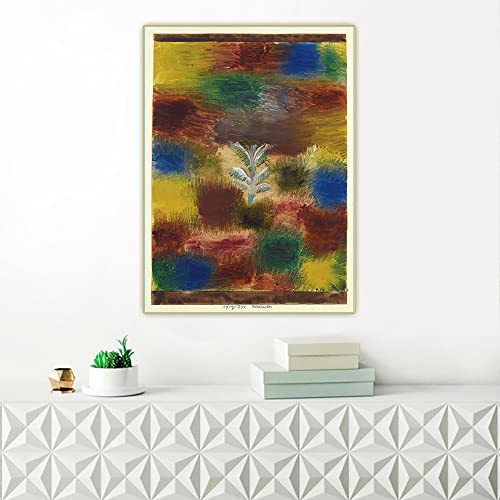 Malen nach Zahlen für Erwachsene, Paul Klee, kleiner Baum inmitten von Sträuchern, Malsets auf Leinwand, Geschenke, Kunsthandwerk für Heimdekoration Malen nach Zahlen für Erwachsene, Paul Klee, kleiner Baum inmitten von Sträuchern, Malsets auf Leinwand, Geschenke, Kunsthandwerk für Heimdekoration von Generisch