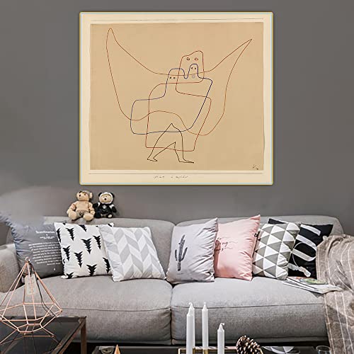 Malen nach Zahlen für Erwachsene, Paul Klee in Angel S Care Erwachsene Malsets Leinwand Geschenke Kunst Handwerk für Heimdekoration Malen nach Zahlen für Erwachsene, Paul Klee in Angel S Care Erwachsene Malsets Leinwand Geschenke Kunst Handwerk für Heimdekoration von Generisch
