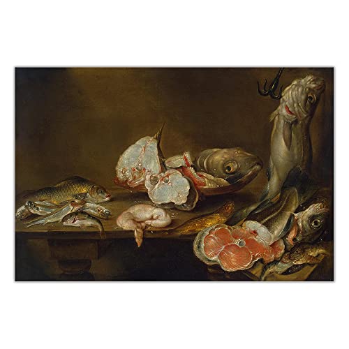 Malen nach Zahlen für Erwachsene, Stillleben der Fische von DaVinn ci, Malset für Erwachsene, Leinwand, Geschenke, Kunsthandwerk, Heimdekoration Malen nach Zahlen für Erwachsene, Stillleben der Fische von DaVinn ci, Malset für Erwachsene, Leinwand, Geschenke, Kunsthandwerk, Heimdekoration von Generisch