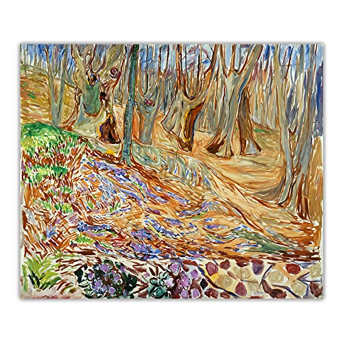 Malen nach Zahlen für Erwachsene, Ulmenwald im Frühling, 1923, von Edvard Munch Malsets für Erwachsene, Leinwand, Geschenke, Kunsthandwerk für Heimdekoration Malen nach Zahlen für Erwachsene, Ulmenwald im Frühling, 1923, von Edvard Munch Malsets für Erwachsene, Leinwand, Geschenke, Kunsthandwerk für Heimdekoration von Generisch