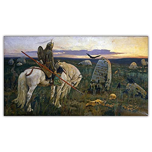 Malen nach Zahlen für Erwachsene, Viktor Vasnetsov, Ritter am Kreuzweg, Malset für Erwachsene, Leinwand, Geschenke, Kunsthandwerk für Heimdekoration Malen nach Zahlen für Erwachsene, Viktor Vasnetsov, Ritter am Kreuzweg, Malset für Erwachsene, Leinwand, Geschenke, Kunsthandwerk für Heimdekoration von Generisch