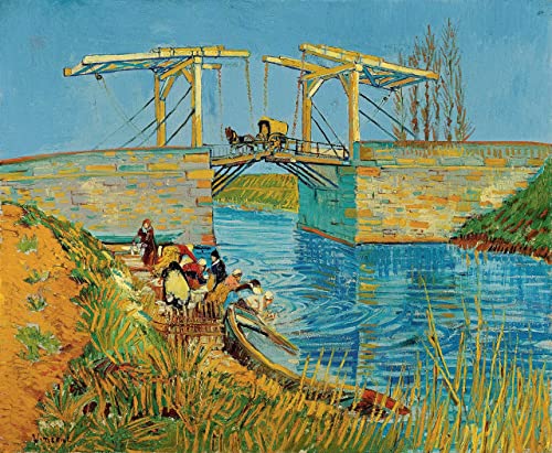 Malen nach Zahlen für Erwachsene, Zugbrücke bei Arles von Van Gogh, Malset für Erwachsene, Leinwand, Geschenke, Kunsthandwerk für Heimdekoration Malen nach Zahlen für Erwachsene, Zugbrücke bei Arles von Van Gogh, Malset für Erwachsene, Leinwand, Geschenke, Kunsthandwerk für Heimdekoration von Generisch