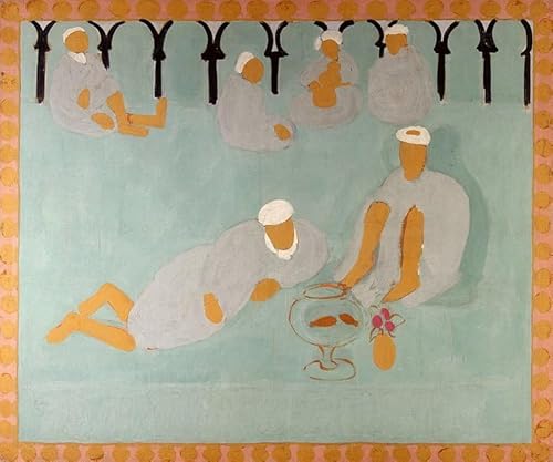 Malen nach Zahlen für Erwachsene, arabisches Kaffeehaus von Henri Matisse, Malen-nach-Zahlen-Set für Erwachsene auf Leinwand von Generisch