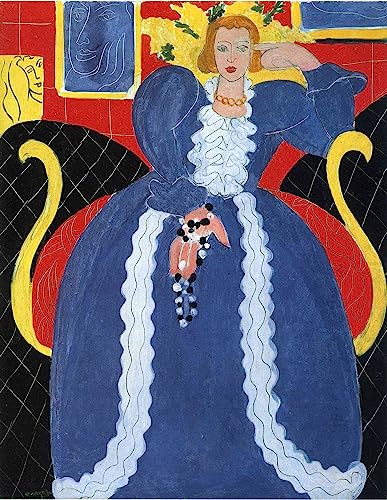 Malen nach Zahlen für Erwachsene Henri Matisse Frau in Blau Erwachsene Malsets Leinwand Geschenke Kunsthandwerk für Heimdekoration Malen nach Zahlen für Erwachsene Henri Matisse Frau in Blau Erwachsene Malsets Leinwand Geschenke Kunsthandwerk für Heimdekoration von Generisch