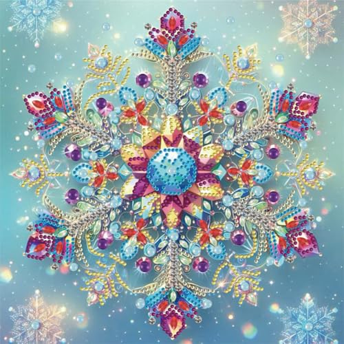 Mandala 5D DIY spezielle geformte Diamantkunst, Diamantmalerei-Set für Erwachsene, Stickbilder, Kunsthandwerk für Anfänger, Heimdekoration, Geschenk, 30 x 30 cm, Mandala-Mandala Mandala 5D DIY spezielle geformte Diamantkunst, Diamantmalerei-Set für Erwachsene, Stickbilder, Kunsthandwerk für Anfänger, Heimdekoration, Geschenk, 30 x 30 cm, Mandala-Mandala von Generisch