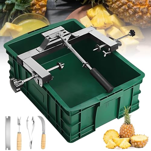 Manuelle Ananas-Schälmaschine, kommerzielles Obst-Ananas-Schäler-Set, Ananas-Verarbeitungsausrüstung für Supermärkte Manuelle Ananas-Schälmaschine, kommerzielles Obst-Ananas-Schäler-Set, Ananas-Verarbeitungsausrüstung für Supermärkte von Generisch