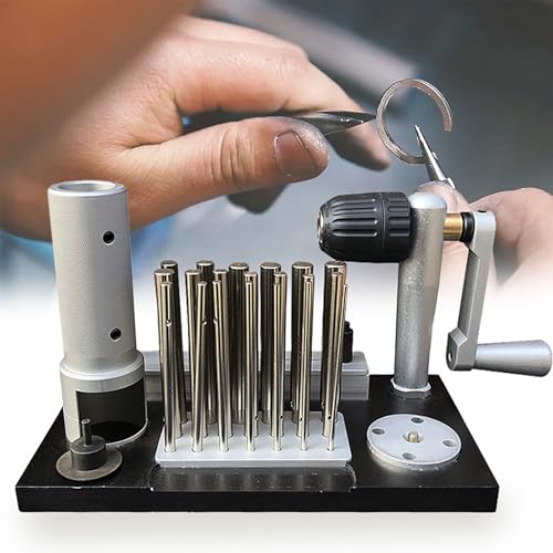 Manuelle Drahtziehmaschine mit 20 Dornen zum Polieren von Schmuck, verbessert die Arbeitsqualität für Ringe und Halsketten Manuelle Drahtziehmaschine mit 20 Dornen zum Polieren von Schmuck, verbessert die Arbeitsqualität für Ringe und Halsketten von Generisch