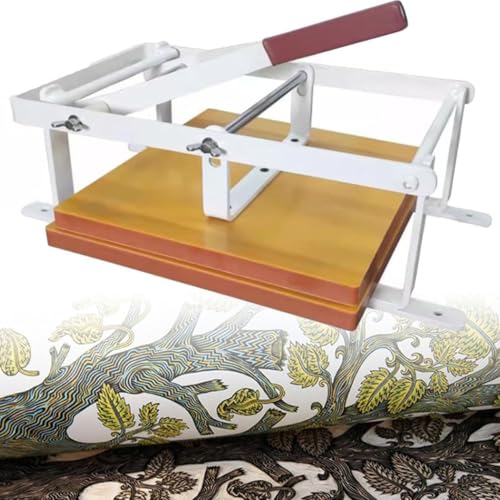 Manuelle Flachpresse Druckmaschine, Handhebelpresse für Linolblock, Briefdruckherstellung, ideal zum Sammeln von Gemälden, Büchern, Briefmarken von Generisch