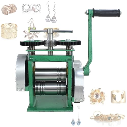 Manuelle Kombinationswalzmaschine für Metallabflachung, Schmuckherstellung, DIY-Werkzeug Manuelle Kombinationswalzmaschine für Metallabflachung, Schmuckherstellung, DIY-Werkzeug von Generisch