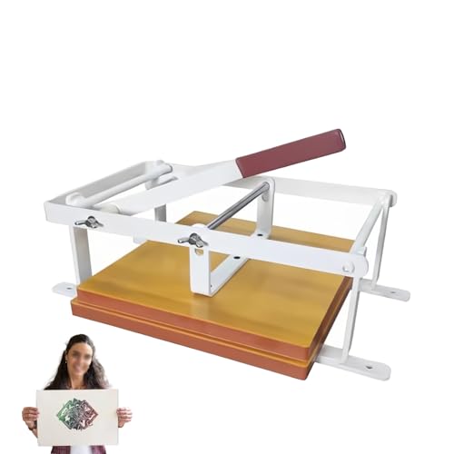 Manuelle Linoldruckmaschine mit Höhenverstellung und Positionierungslineal für Briefdruck und Ätzung Manuelle Linoldruckmaschine mit Höhenverstellung und Positionierungslineal für Briefdruck und Ätzung von Generisch