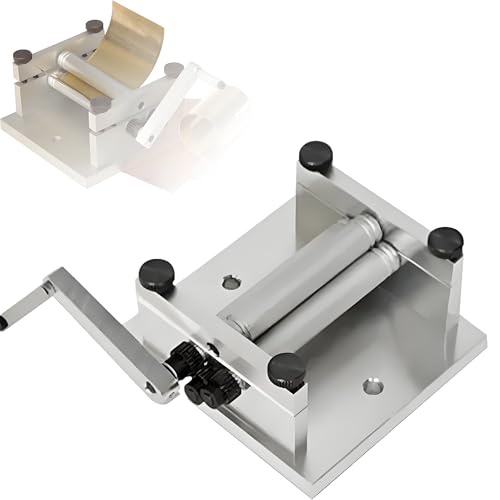 Manuelle Plattenwalzmaschine für DIY-Projekte, biegt weiche Bleche und Rohre, ideal für Holz- und Kunststoffhandwerk von Generisch