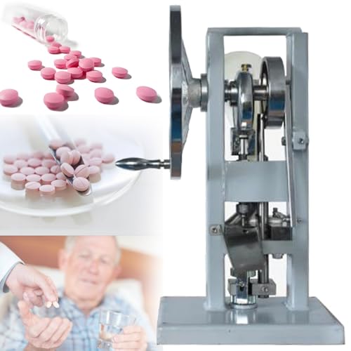 Manuelle Tablettenpresse Maschine, Edelstahl Handkurbel Laborgeräte für kontinuierliche Tablettenherstellung, ideal für Industrie und Desktop-Einsatz Manuelle Tablettenpresse Maschine, Edelstahl Handkurbel Laborgeräte für kontinuierliche Tablettenherstellung, ideal für Industrie und Desktop-Einsatz von Generisch