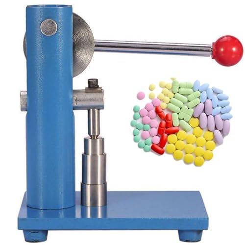Manuelle Tablettenpresse Maschine für Pulver, Single Punch Steel Pill Maker, Effizientes Tablettenwerkzeug für hausgemachte Medizin Manuelle Tablettenpresse Maschine für Pulver, Single Punch Steel Pill Maker, Effizientes Tablettenwerkzeug für hausgemachte Medizin von Generisch