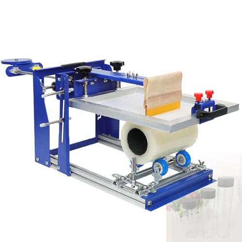 Manuelle Zylinder-Siebdruckpresse für gebogene Oberflächen, ideal für Flaschen und Tassen Manuelle Zylinder-Siebdruckpresse für gebogene Oberflächen, ideal für Flaschen und Tassen von Generisch