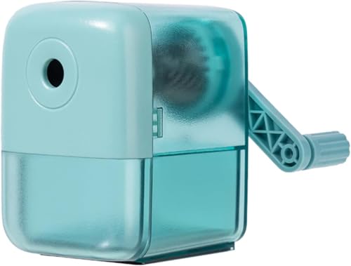 Manueller Bleistiftspitzer mit Auto-Stop, Handkurbel-Design für 6,9–8 mm Standard- und Buntstifte, Schulbedarf für Kinder, Studenten, Klassenzimmer, Zuhause, Büro, Kunstprojekte, langlebig und tragbar Manueller Bleistiftspitzer mit Auto-Stop, Handkurbel-Design für 6,9–8 mm Standard- und Buntstifte, Schulbedarf für Kinder, Studenten, Klassenzimmer, Zuhause, Büro, Kunstprojekte, langlebig und tragbar von Generisch