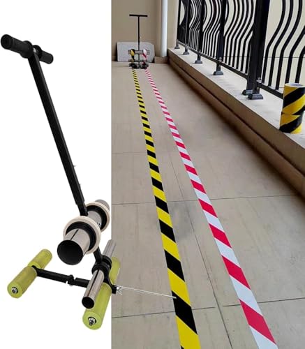 Manueller Boden-Klebeband-Applikator – begehbarer Klebebandspender für Malerei, Spurmarkierung, Sport, Lagerbereiche – maximale Breite 14 cm, Farbe A – effizient und einfach zu bedienen Manueller Boden-Klebeband-Applikator – begehbarer Klebebandspender für Malerei, Spurmarkierung, Sport, Lagerbereiche – maximale Breite 14 cm, Farbe A – effizient und einfach zu bedienen von Generisch