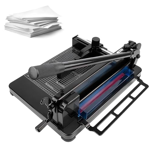 Manueller Guillotine Papierschneider mit Sicherheitsschutz, hohe Kapazität für Büro und Schule, verstellbarer Anschlag für präzises Schneiden Manueller Guillotine Papierschneider mit Sicherheitsschutz, hohe Kapazität für Büro und Schule, verstellbarer Anschlag für präzises Schneiden von Generisch